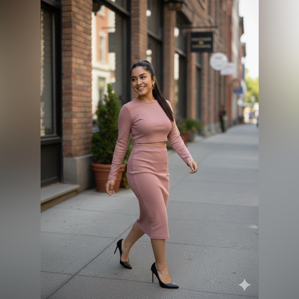✨HOST PICK✨ Long Sleeve Sweater & Skirt Combo